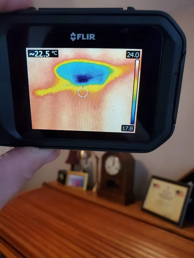 Thermal imaging inspection for water damage in Southampton